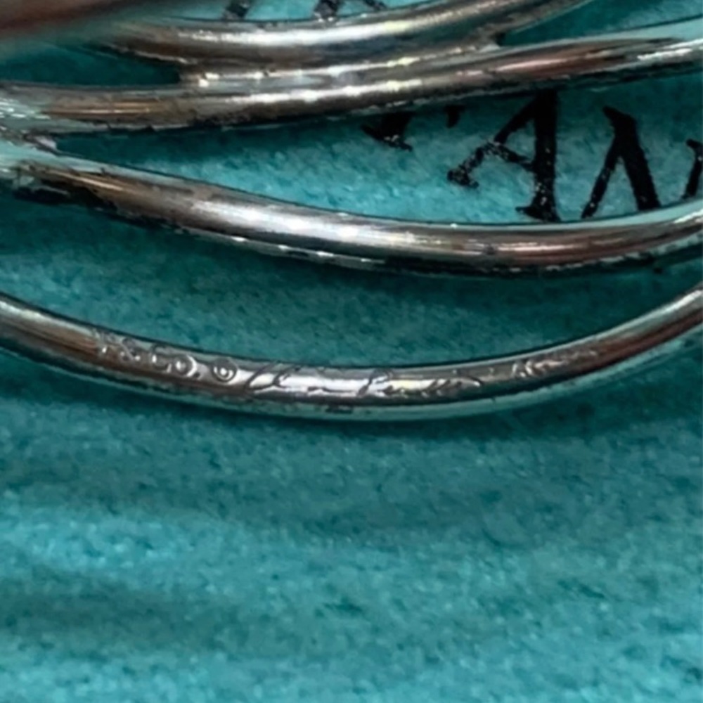 🚫SOLD🚫Tiffany & Co Wave Ring Size 9 - Picture 4 of 5